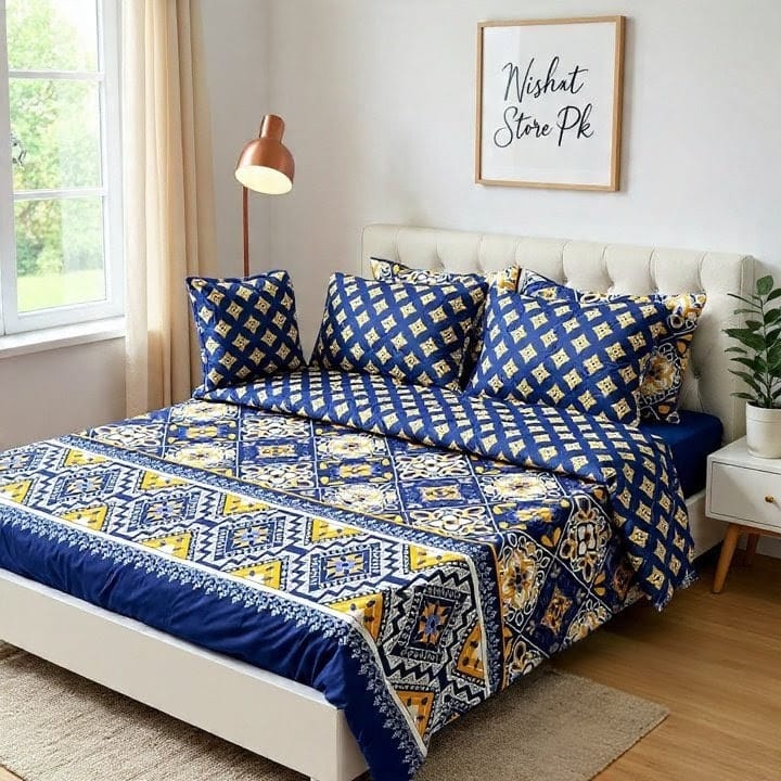 Rurva Cotton Comforter Set - 7pcs - RCS05