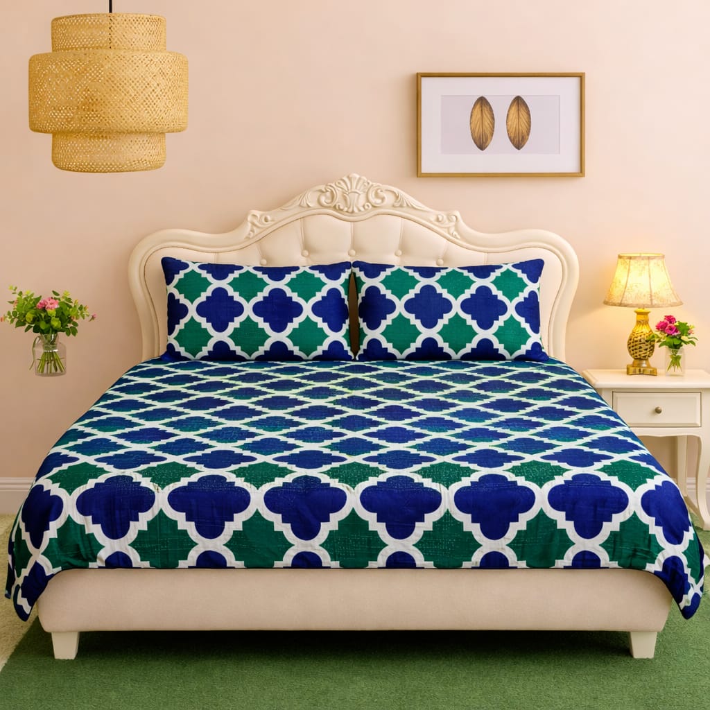 ποΈ 3 Pcs Fleece Bedsheet Set β Ultra Soft & Warm 05