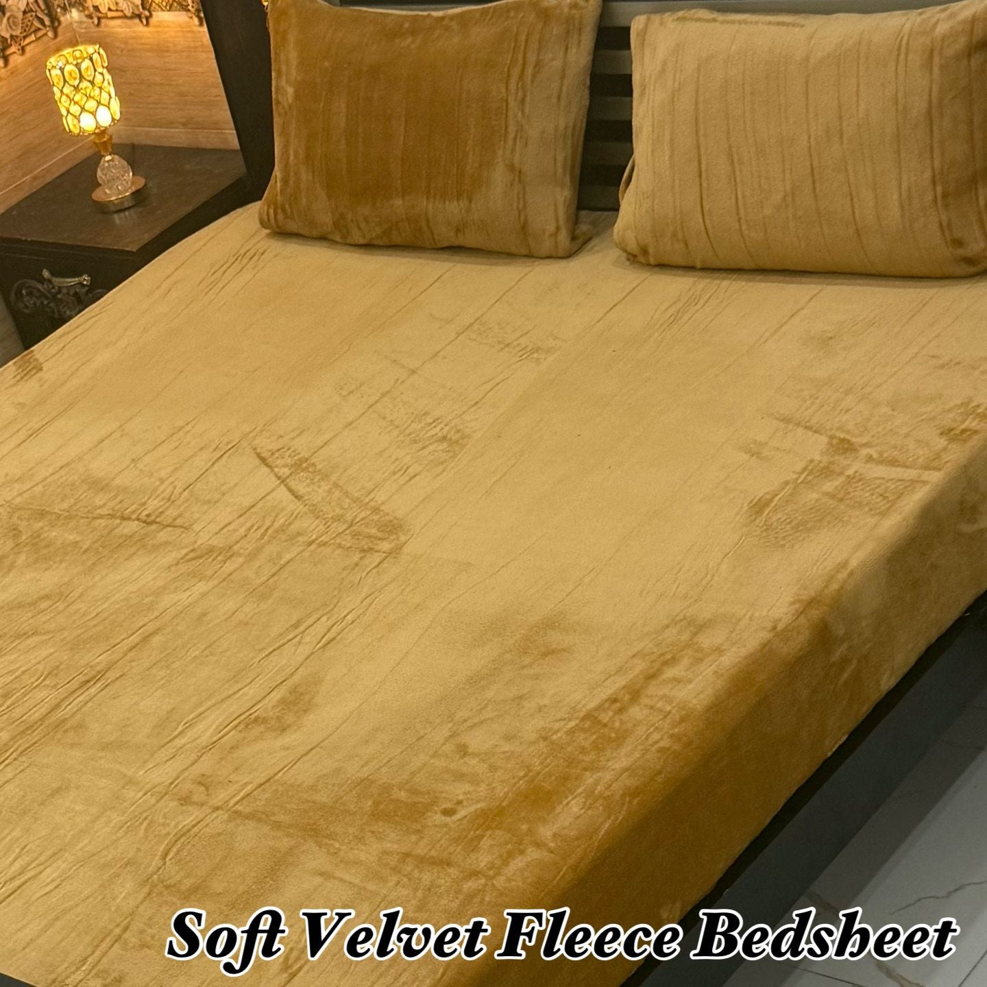 3 PCs Luxury Fleece Bedsheets 06