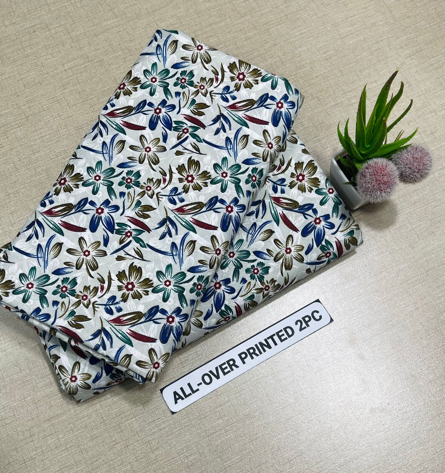 Summer Women Unstitched Suit - 2pcs - WWU039