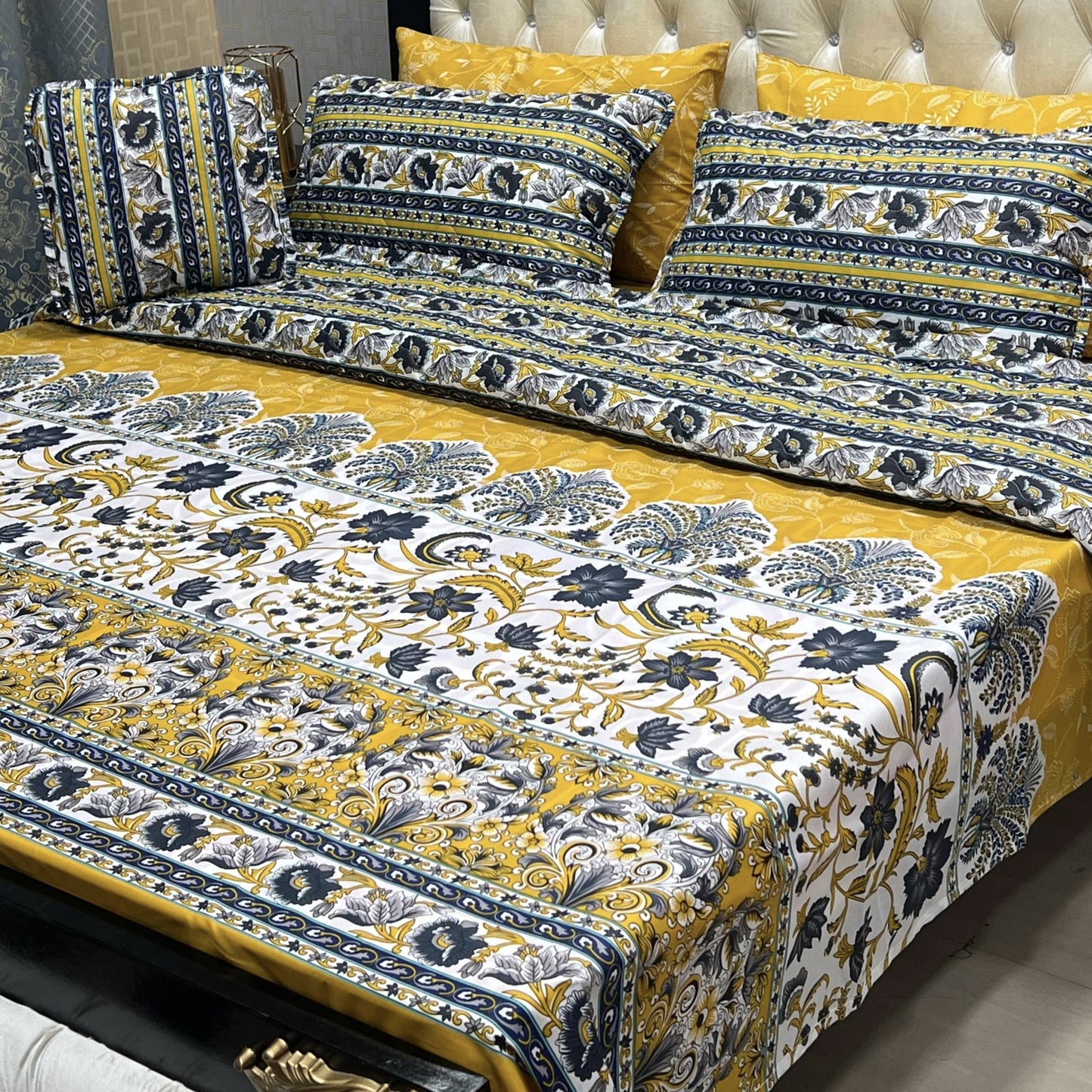 Rurva Cotton Comforter Set - 7pcs - RCS015