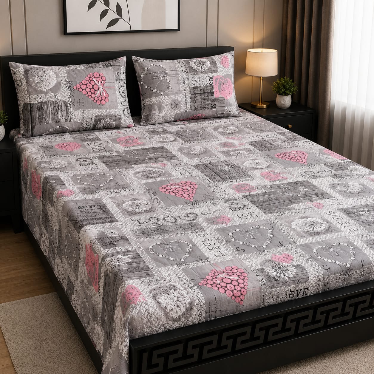 Cozify Pure Cotton Bed Sheet - King - CPB01