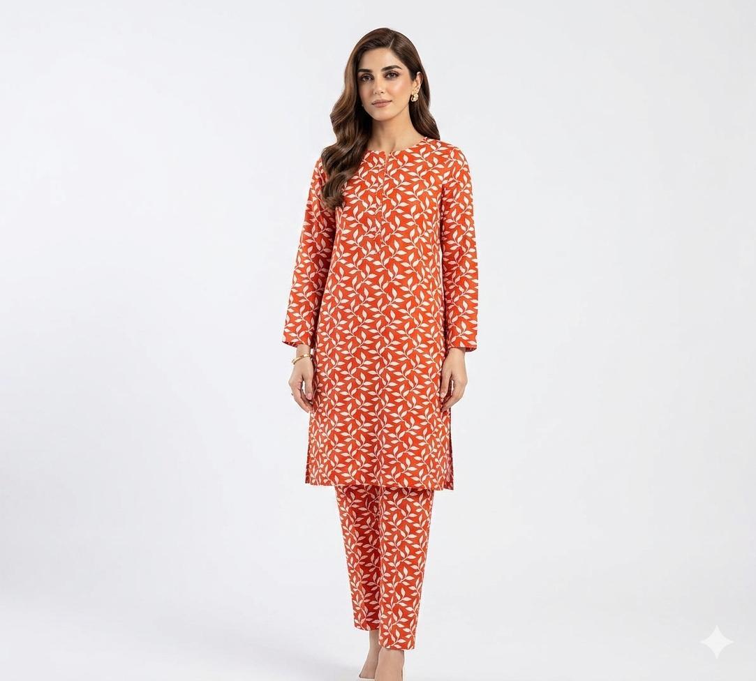 Summer Women Unstitched Suit - 2pcs - WWU068