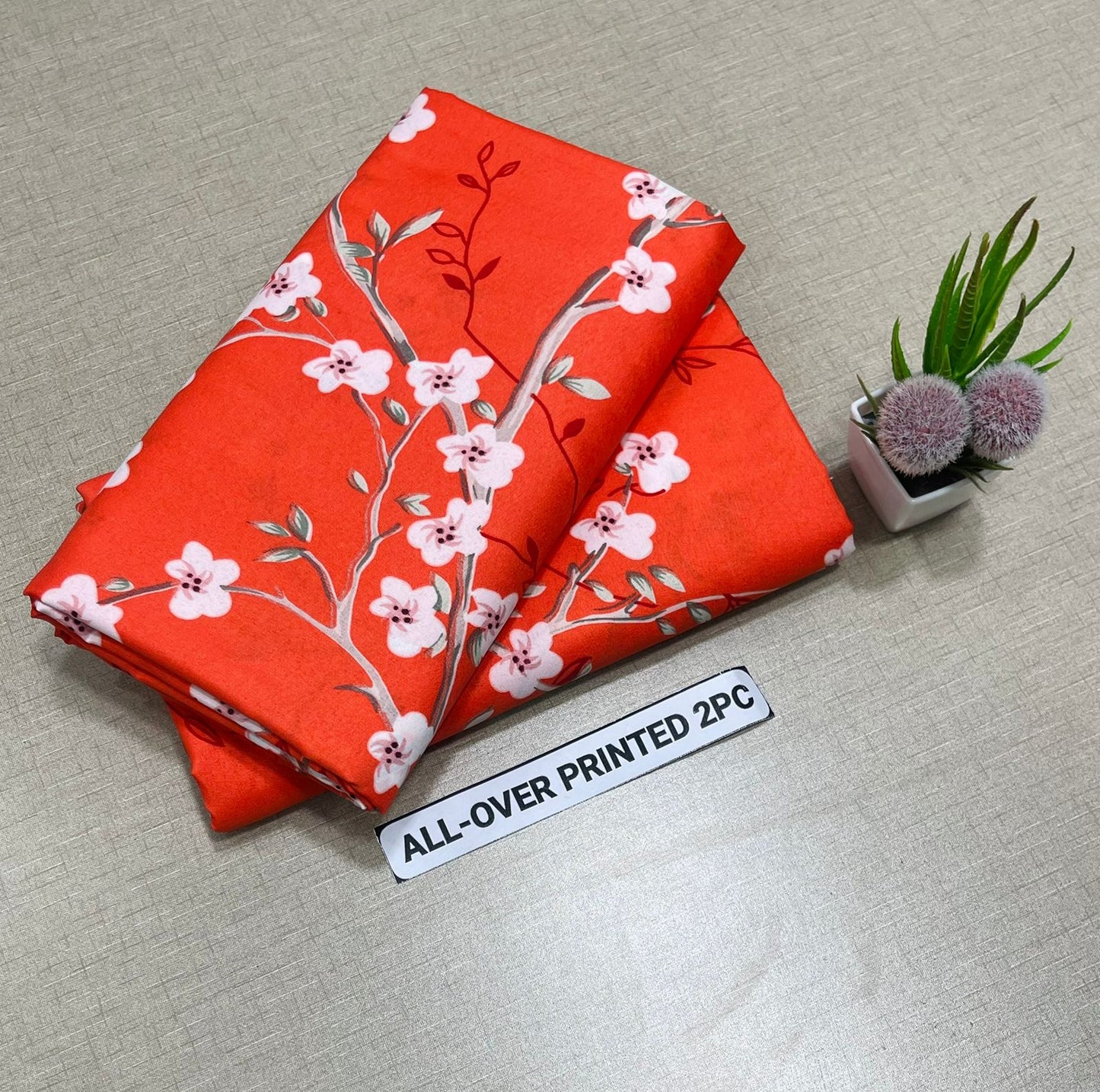 Summer Women Unstitched Suit - 2pcs - WWU050