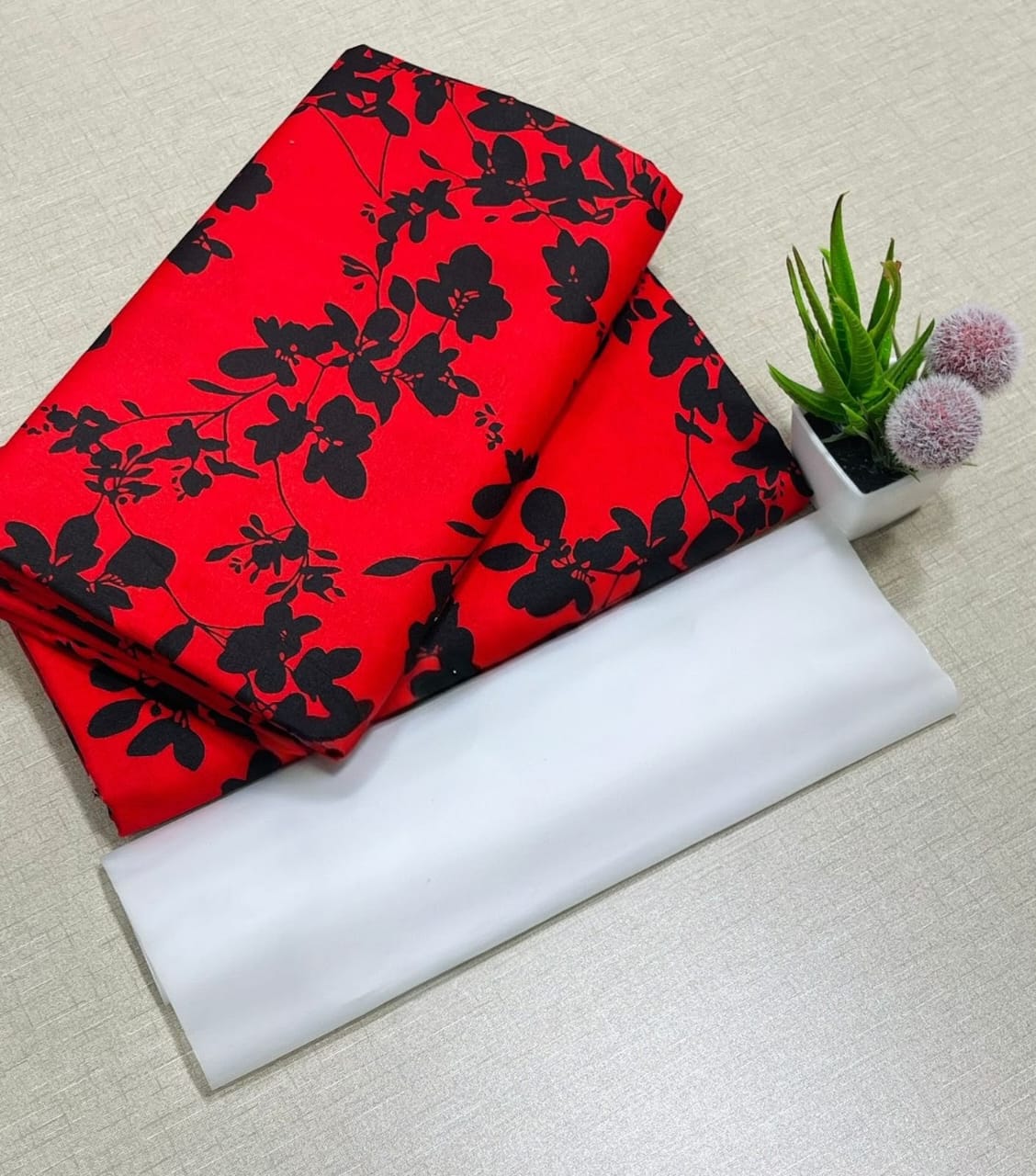 Summer Women Unstitched Suit - 2pcs - WWU03