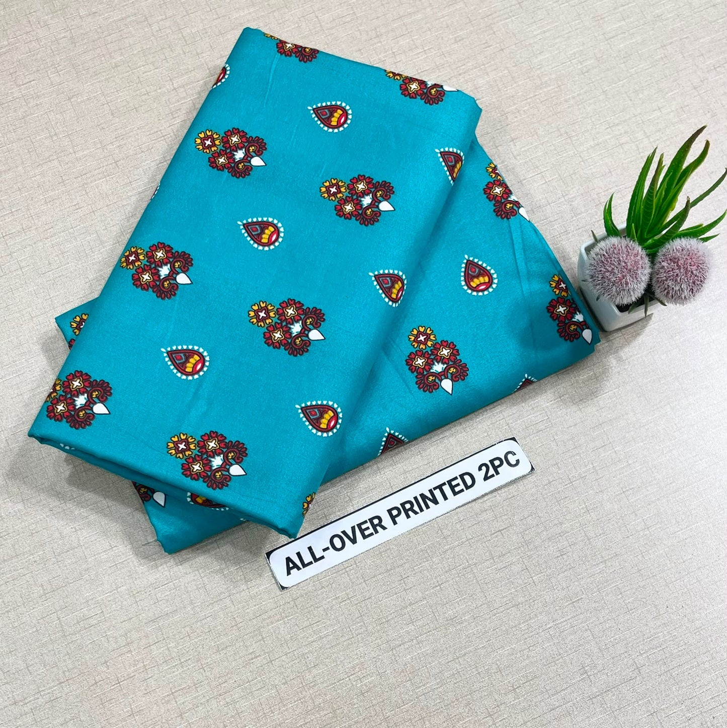 Summer Women Unstitched Suit - 2pcs - WWU114