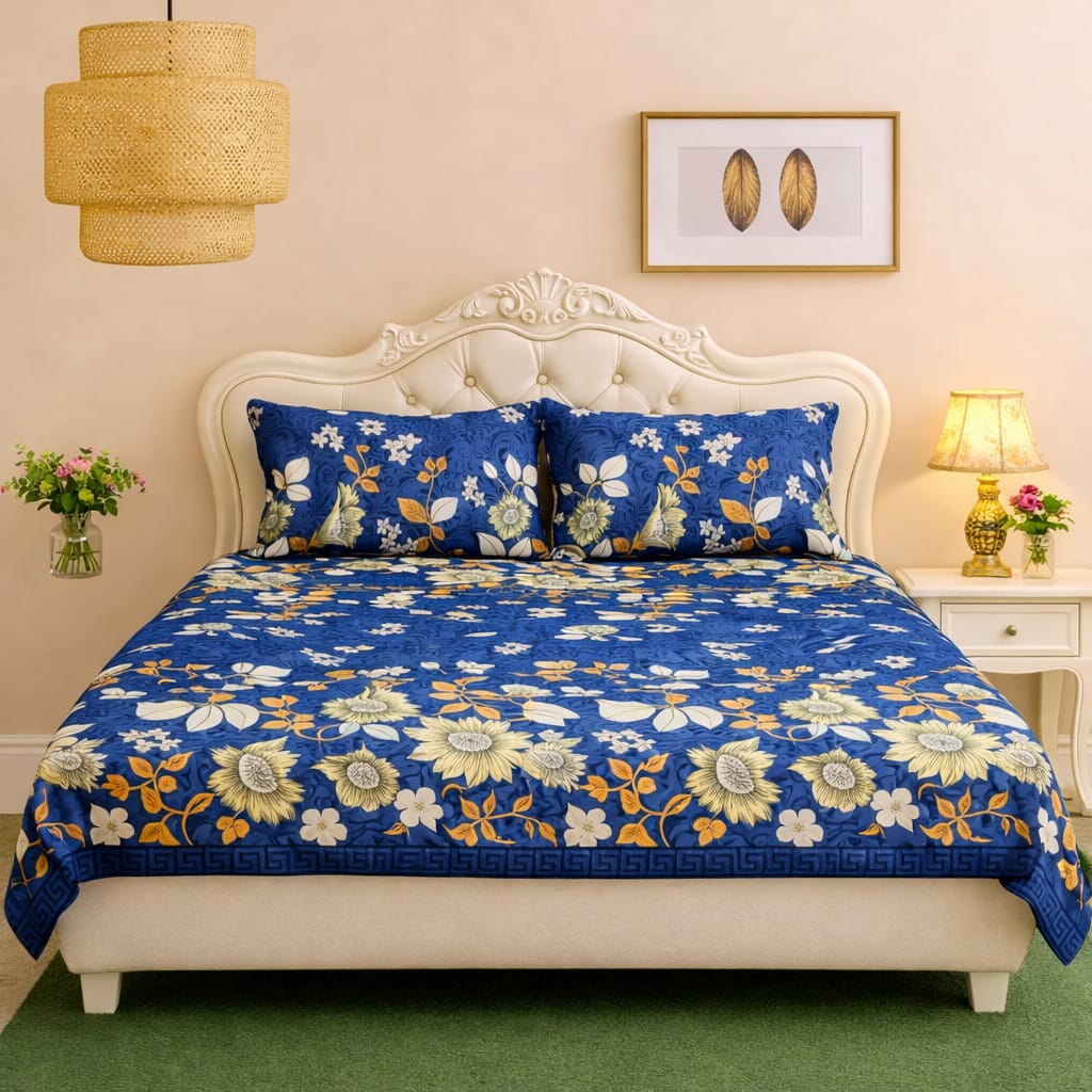 ποΈ 3 Pcs Fleece Bedsheet Set β Ultra Soft & Warm 013