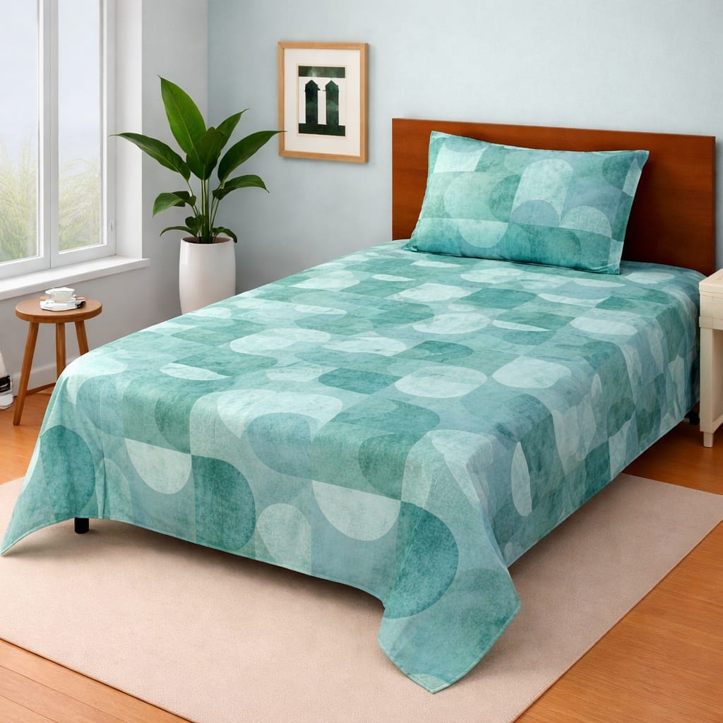 COZIFY PURE COTTON SINGLE BEDSHEET 019