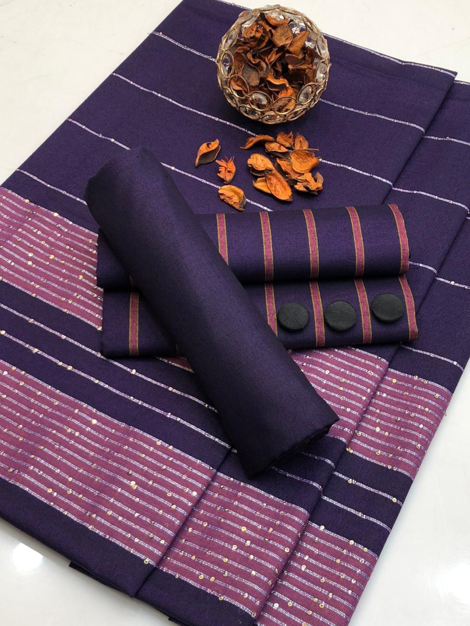 3 Pcs Khaadi Suisse Heavy Velvet Straps