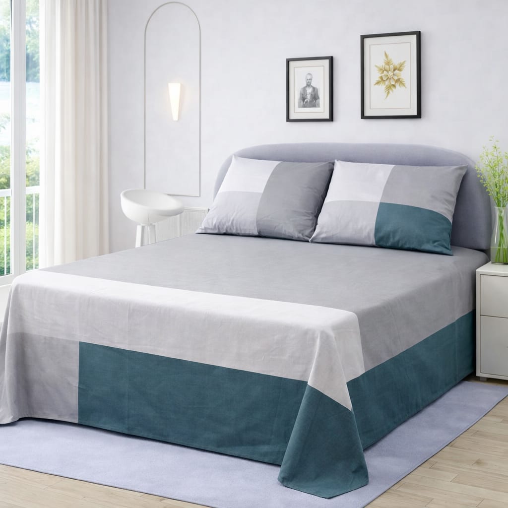Cozify Pure Cotton Bed Sheet - King - CPB050