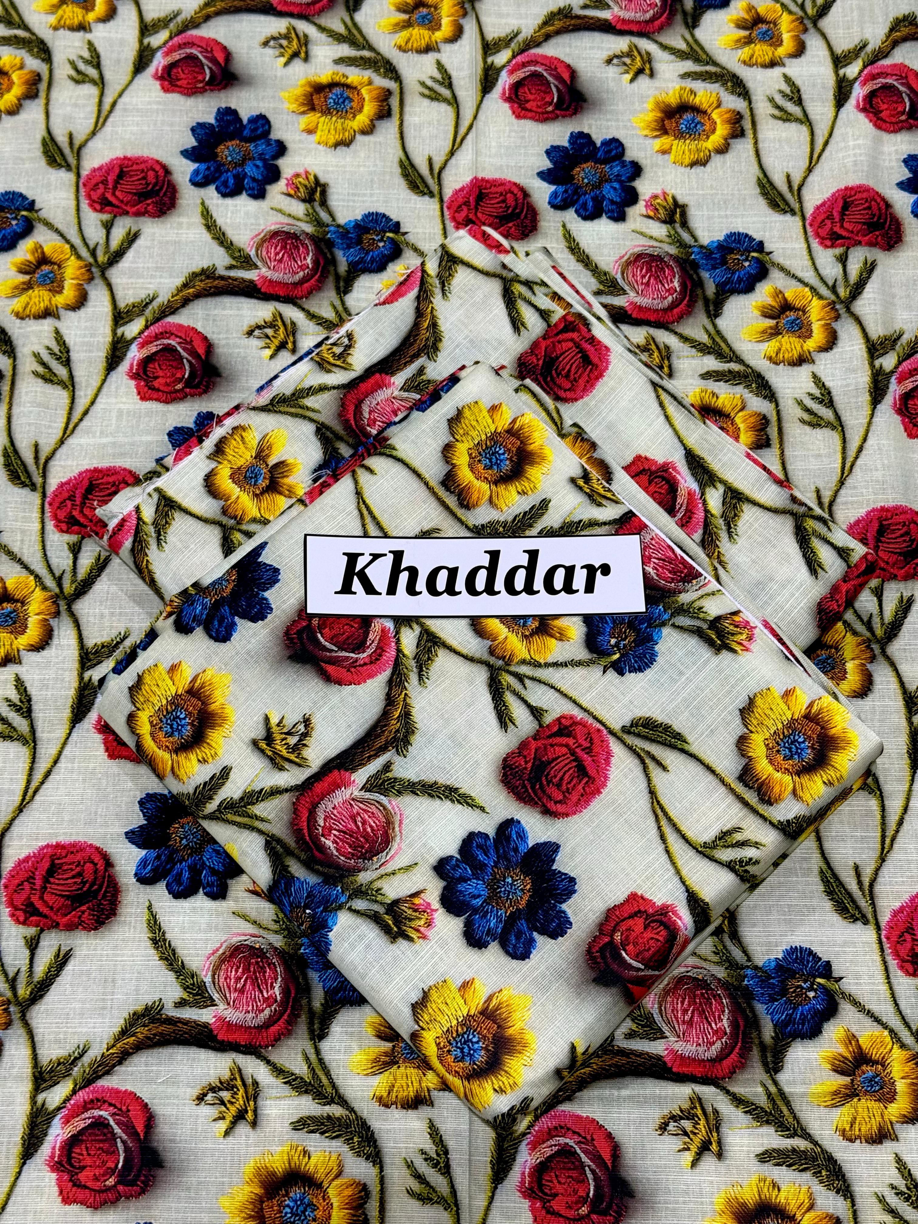 KHADDAR All Over Digital Print 2pcs 06