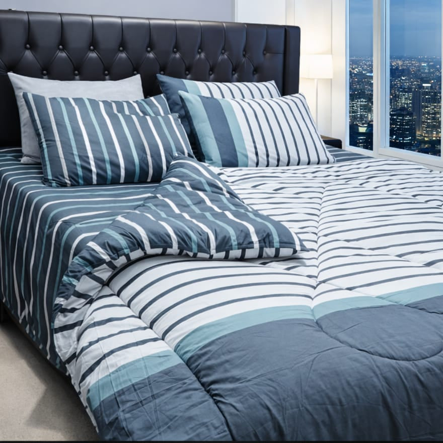 6 PCS Pure Cotton Razai Set – Comfort & Elegance Combined 011