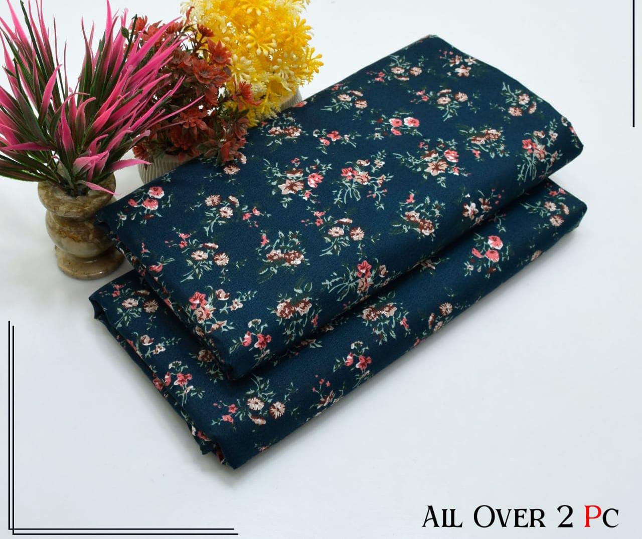 Winter Women Unstitched Suit - 2pcs - WWU102