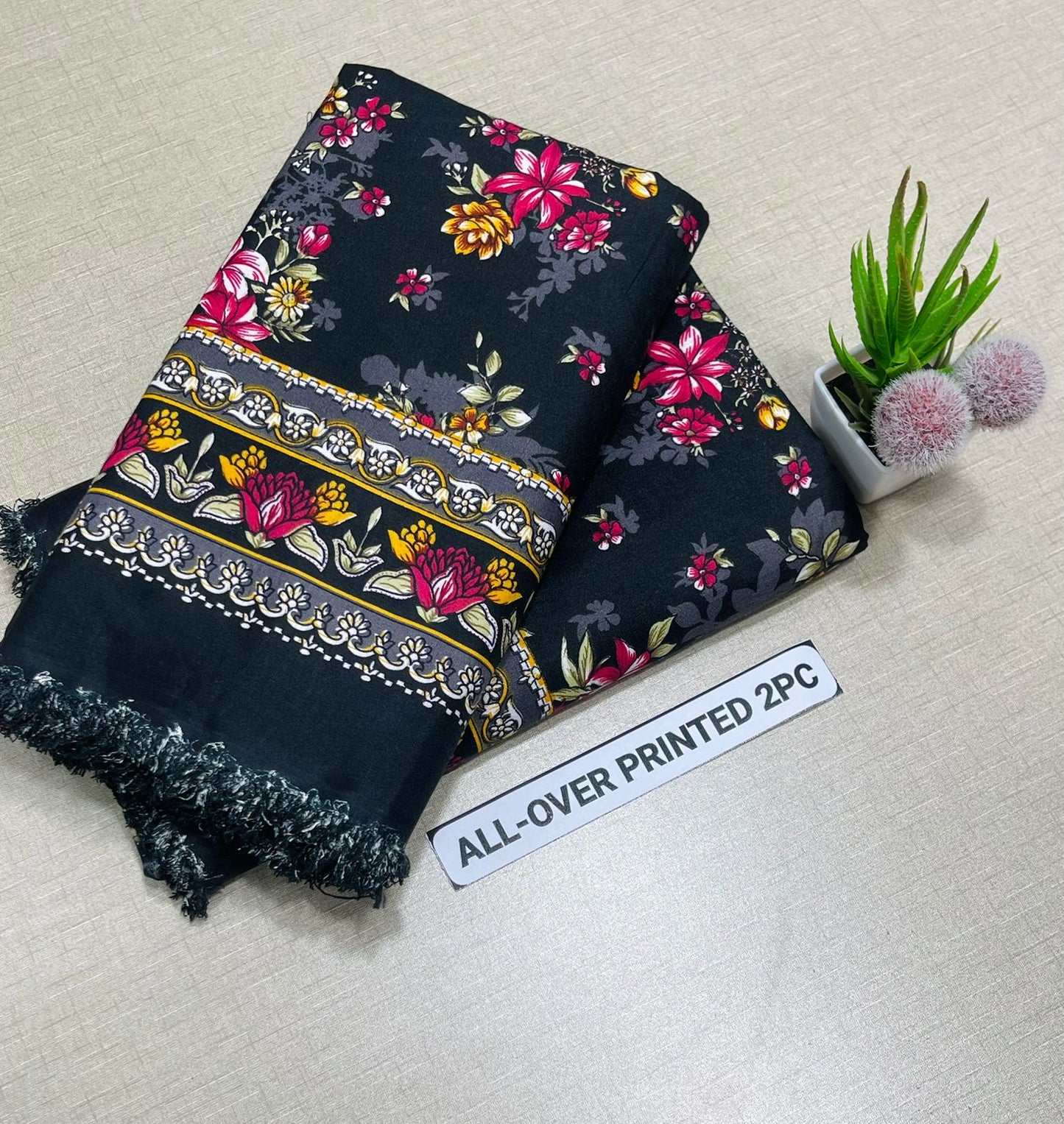Summer Women Unstitched Suit - 2pcs - WWU049