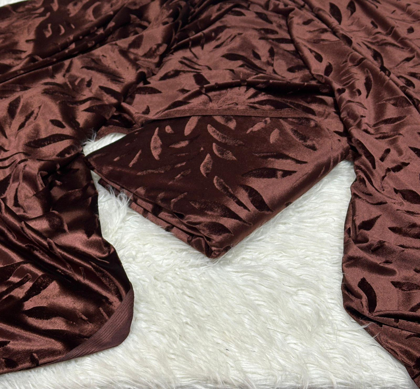 Winter Special 2 Piece Velvet Suit