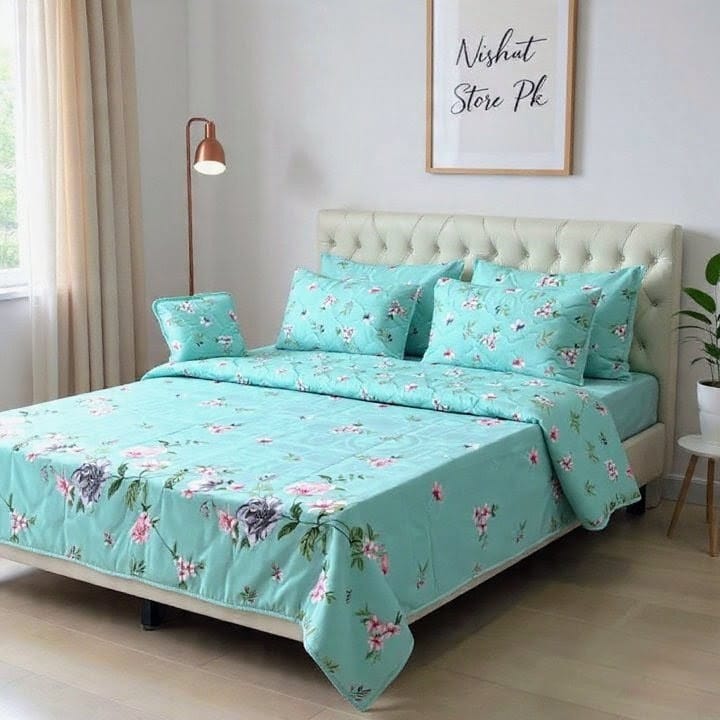 Rurva Cotton Comforter Set - 7pcs - RCS016
