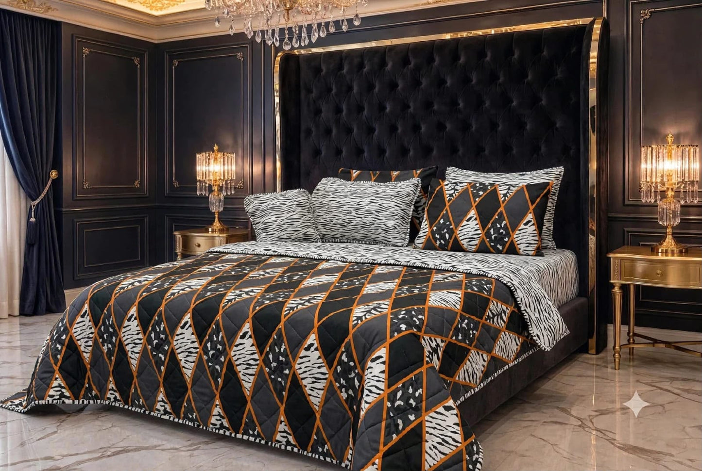 Rurva Cotton Comforter Set - 7pcs - RCS029