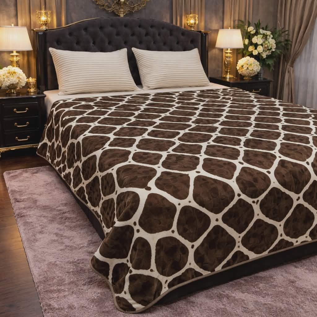 Luxury-Embossed AC Blanket – Soft & Breathable