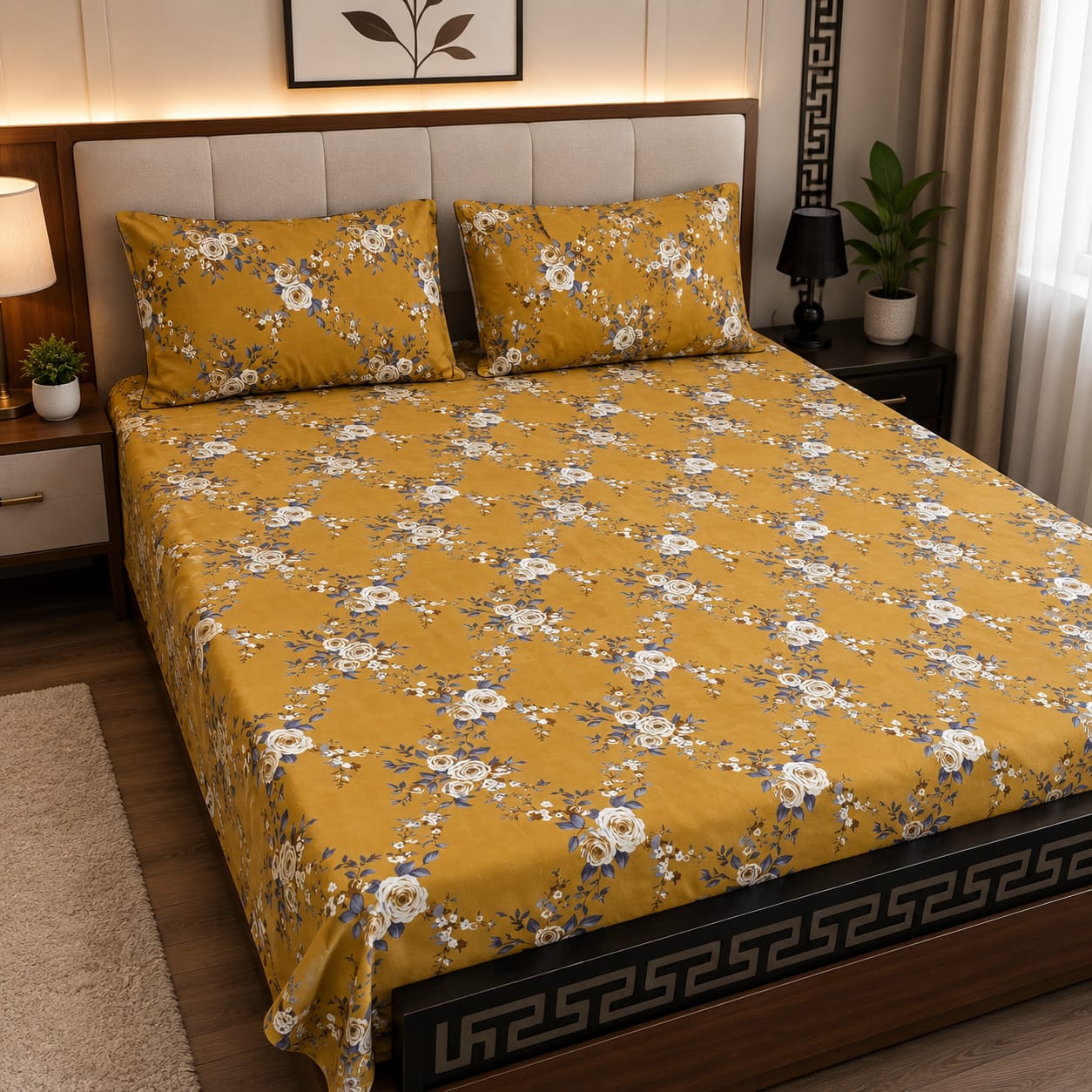 Supreme Cotton Bed Sheet - King - SBS 047