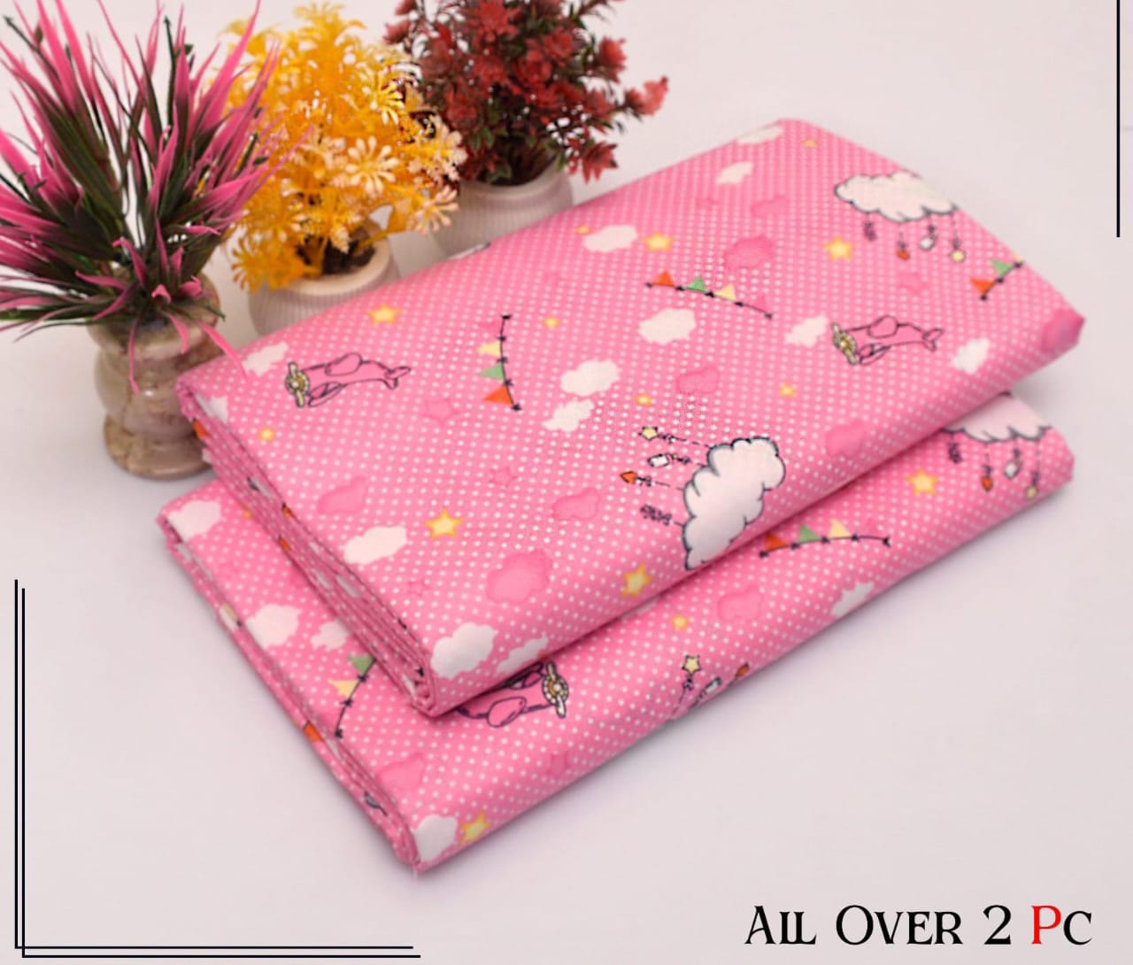 Winter Women Unstitched Suit - 2pcs - WWU085