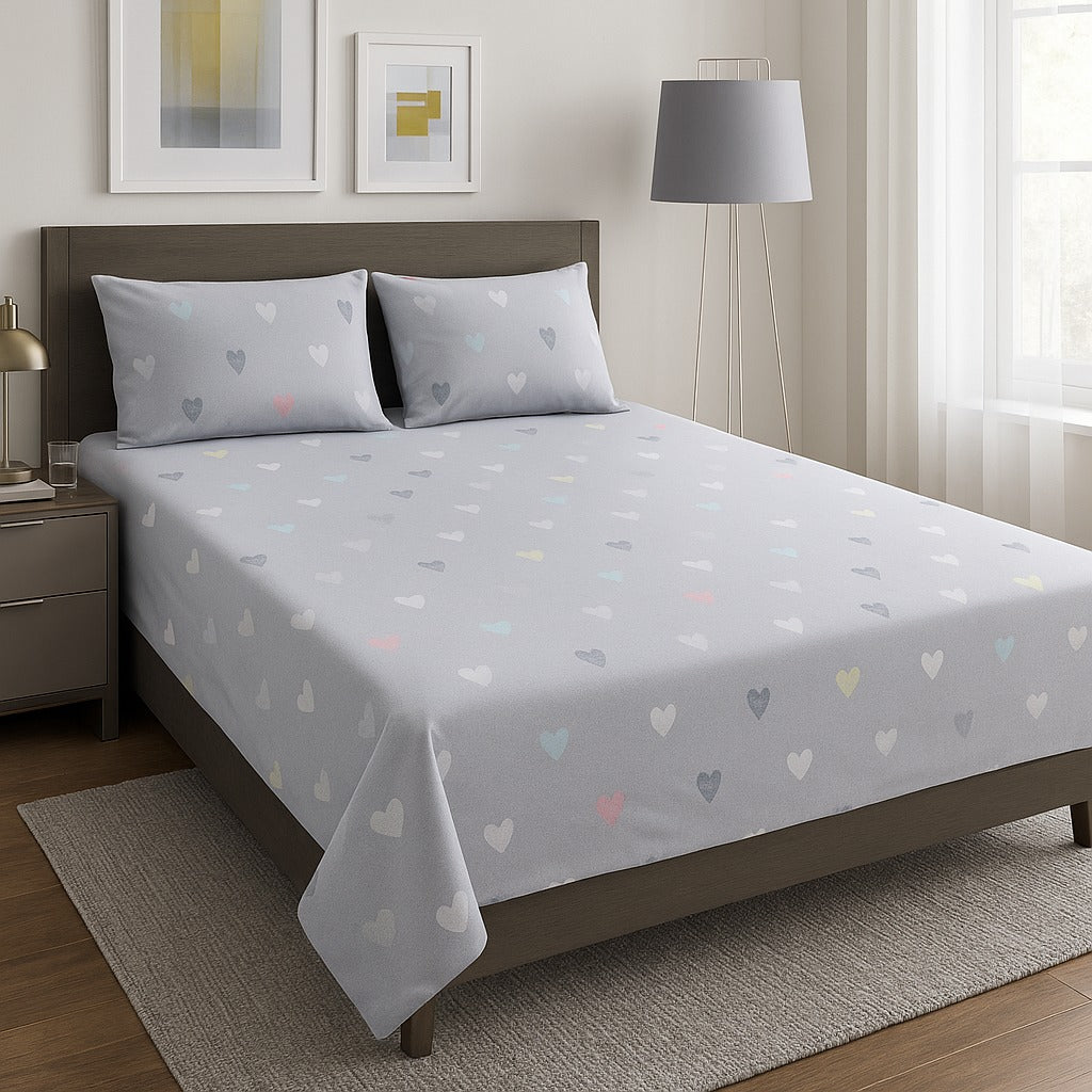 Cozify Pure Cotton Bed Sheet - King - CPB 036