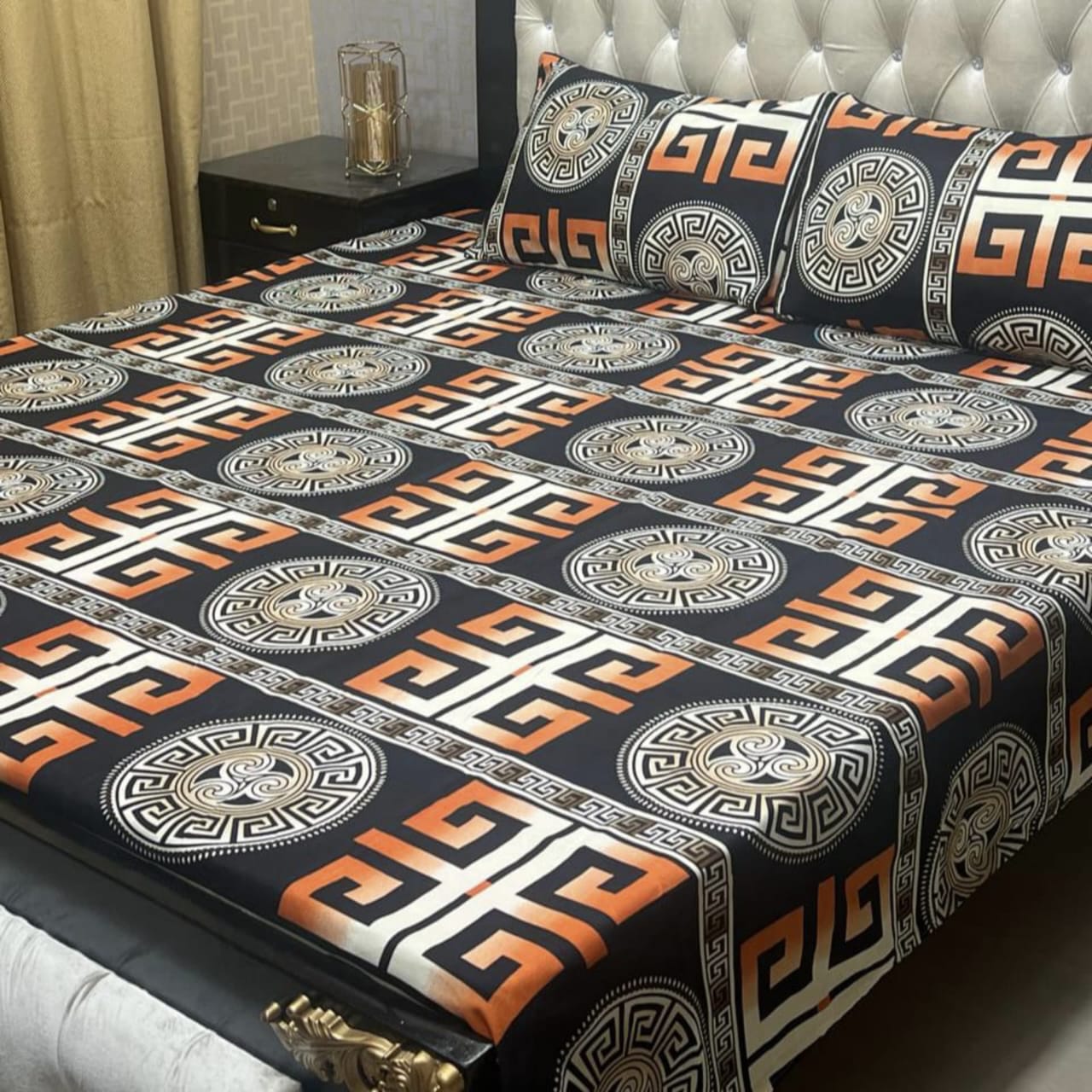 Tytan Cotton Bed Sheet - King - TBS053