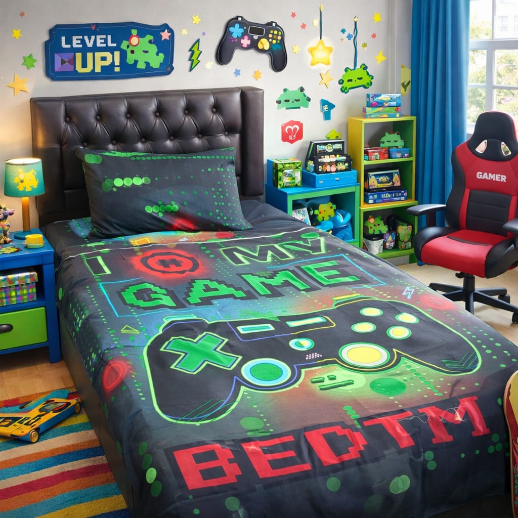 Soft & Safe Kids Pure Cotton Single Bedsheet – 2 Pcs