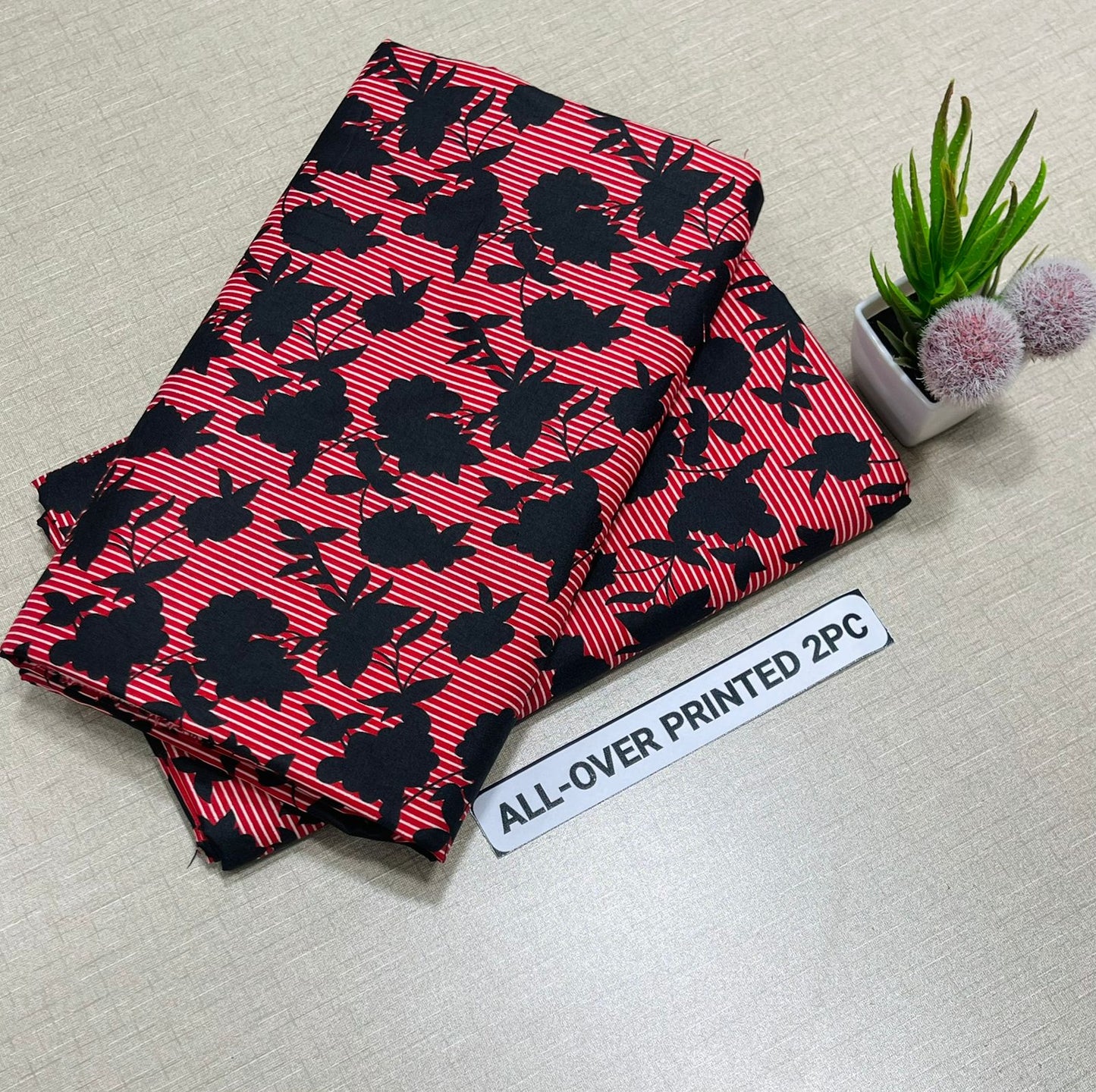 Summer Women Unstitched Suit - 2pcs - WWU041
