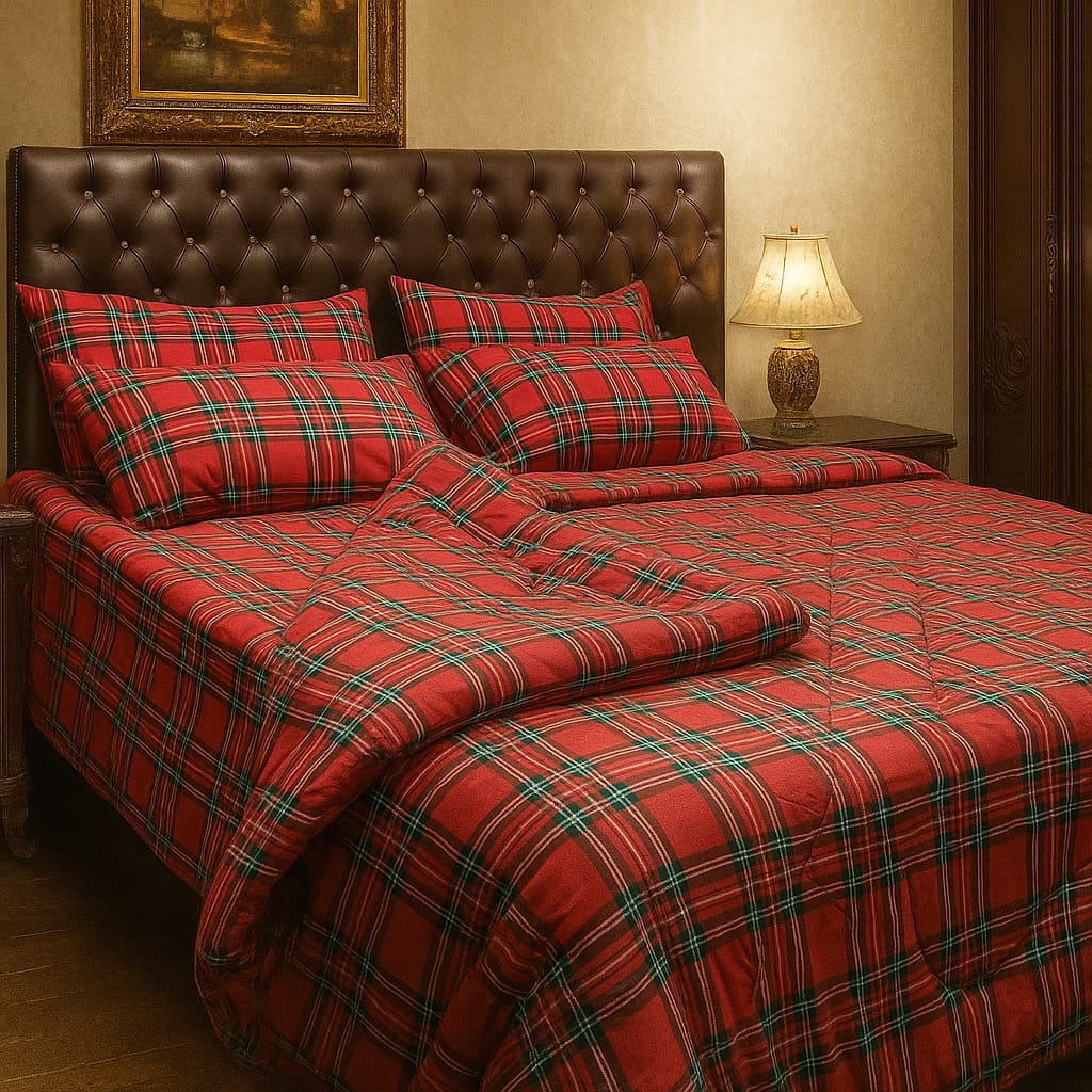 6 PCS Pure Cotton Razai Set – Comfort & Elegance Combined 010