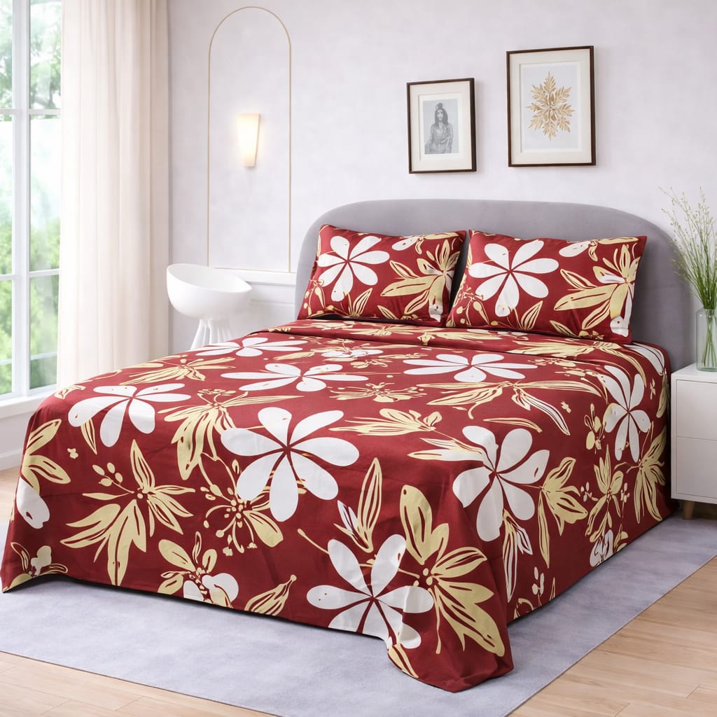 Supreme Cotton Bed Sheet - King - SBS 018