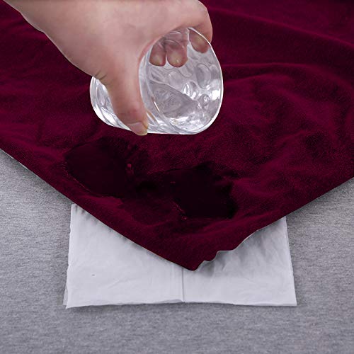 Waterproof Mattress Cover -Mehroon- WPC03