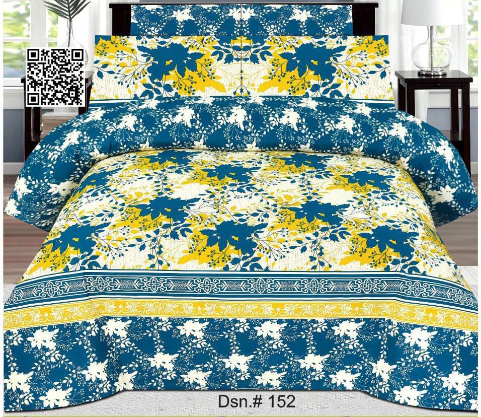 Pure Cotton Bed Sheet - King - PcB020