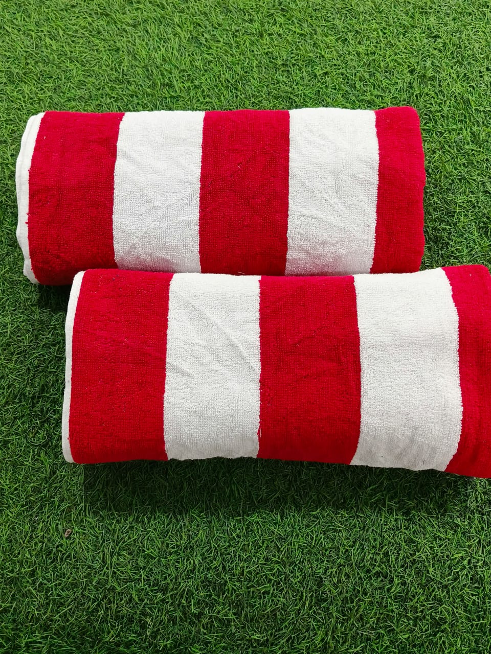 2Pcs Soft Cotton Bathroom Towel Pair – Ultra Absorbent & Premium Quality