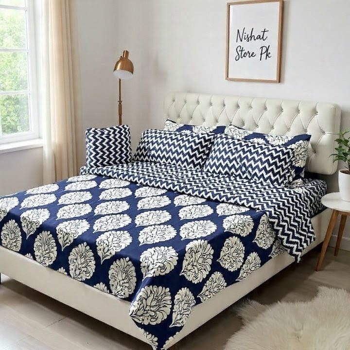 Rurva Cotton Comforter Set - 7pcs - RCS06