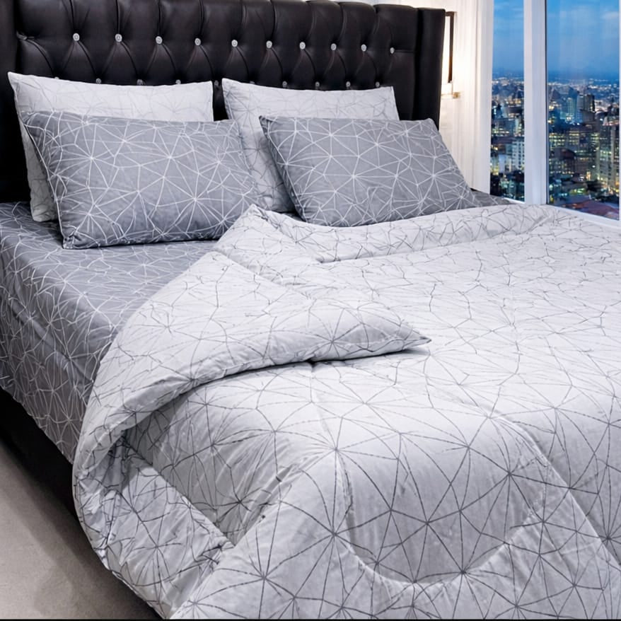 6 PCS Pure Cotton Razai Set – Comfort & Elegance Combined 04