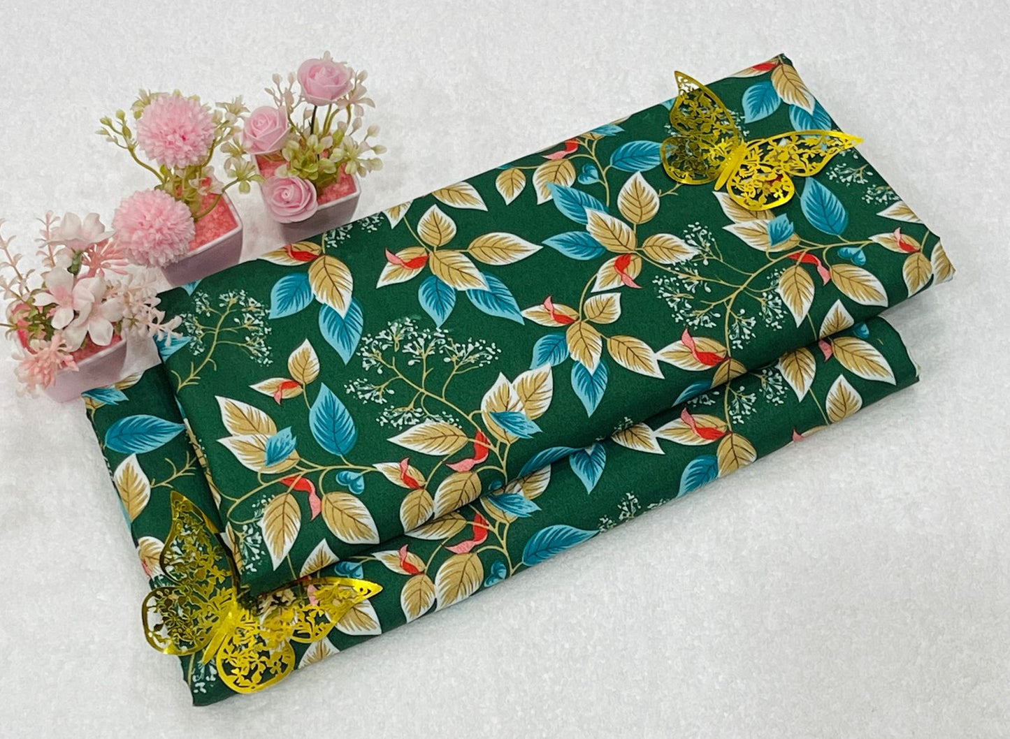 Winter Women Unstitched Suit - 2pcs - WWU061