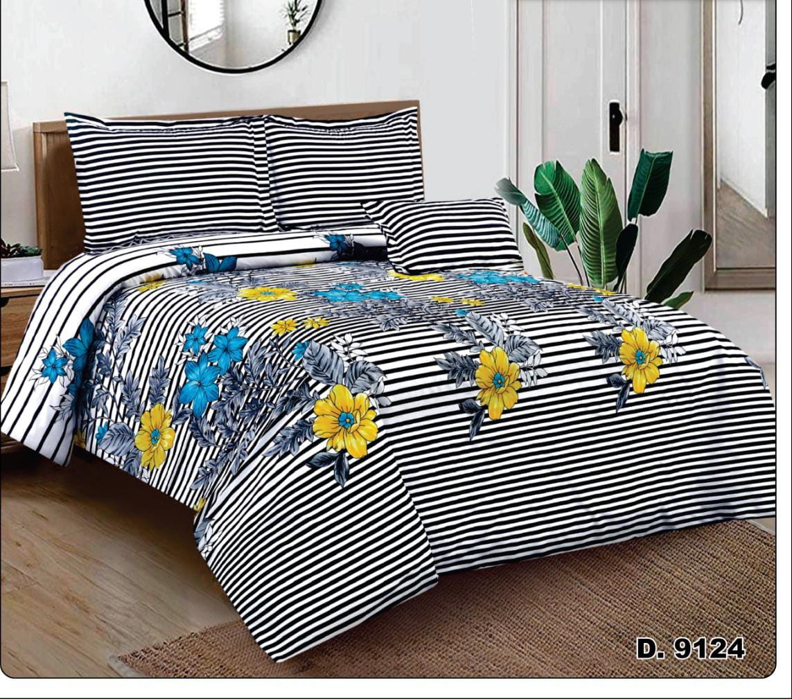 SUOREME QUALITY KING SIZE 4PCS BEDSHEET 02