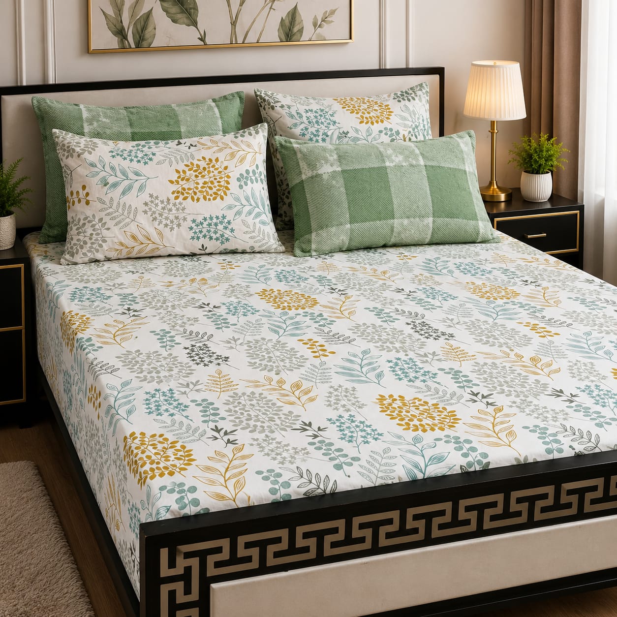 ⚜️5 PC Cozify Pure Cotton Bedsheets⚜️ 05
