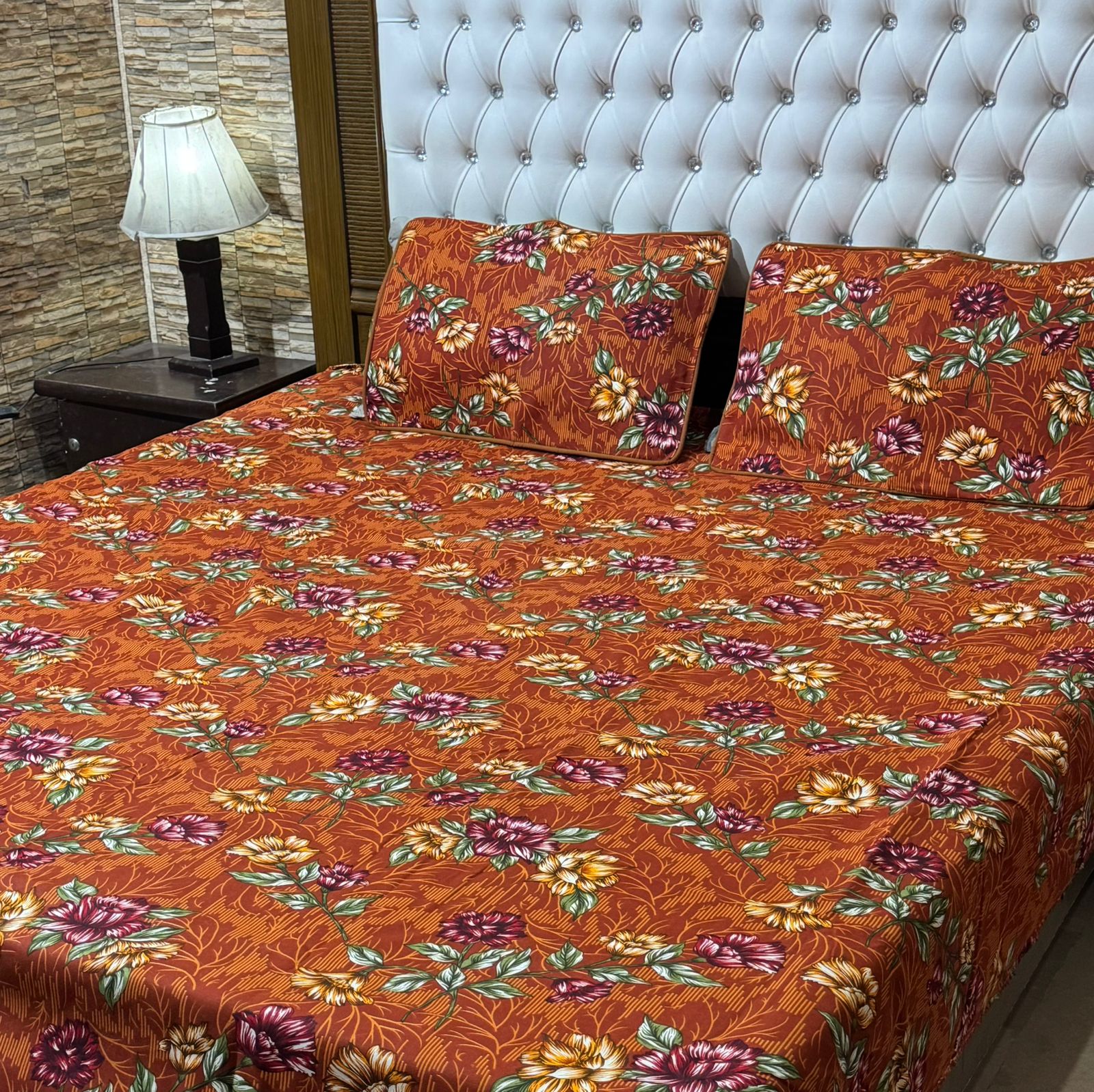 Super Cotton Bed Sheet - King - TBS011