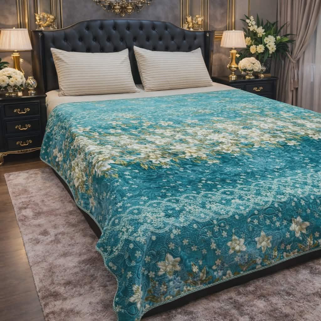 Luxury-Embossed AC Blanket – Soft & Breathable