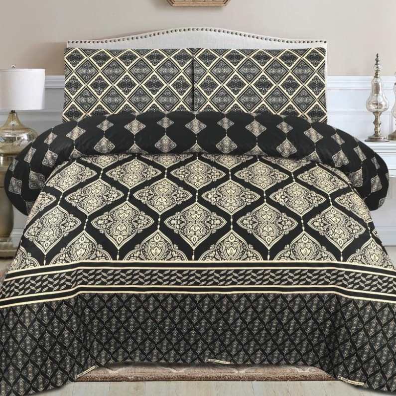 Lance Cotton Bed Sheet - King - LCB07