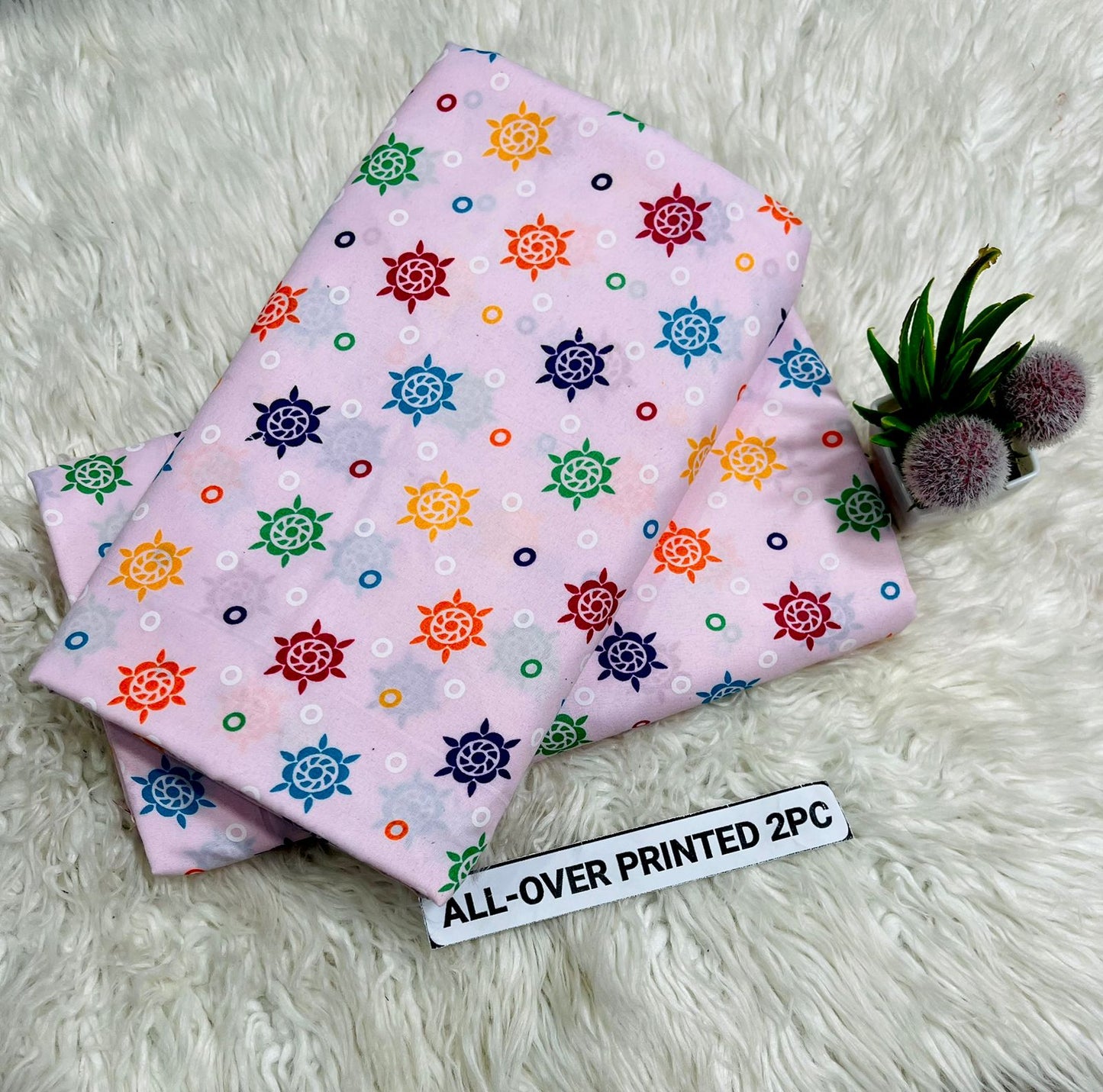 Summer Women Unstitched Suit - 2pcs - WWU066