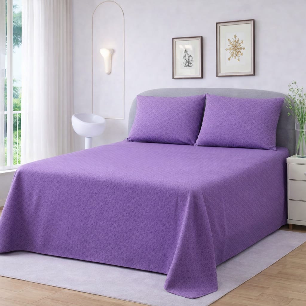 Cozify Pure Cotton Bed Sheet - King - CPB063