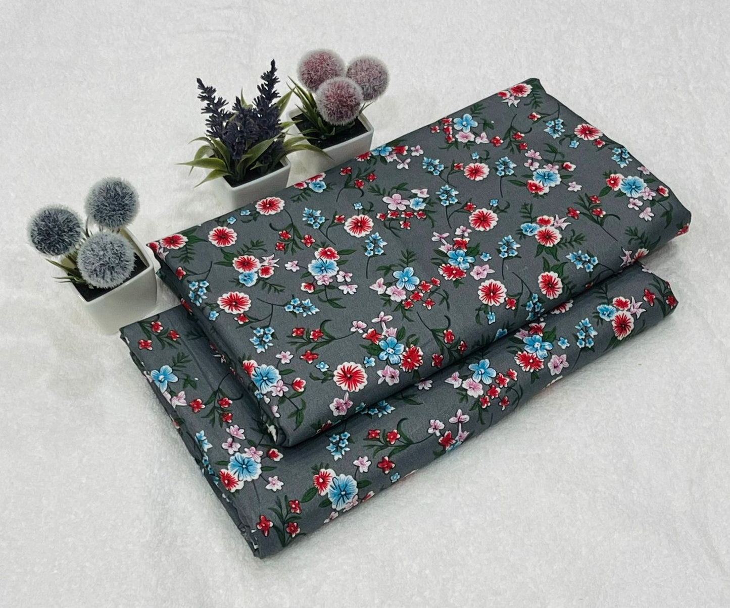 Winter Women Unstitched Suit - 2pcs - WWU092