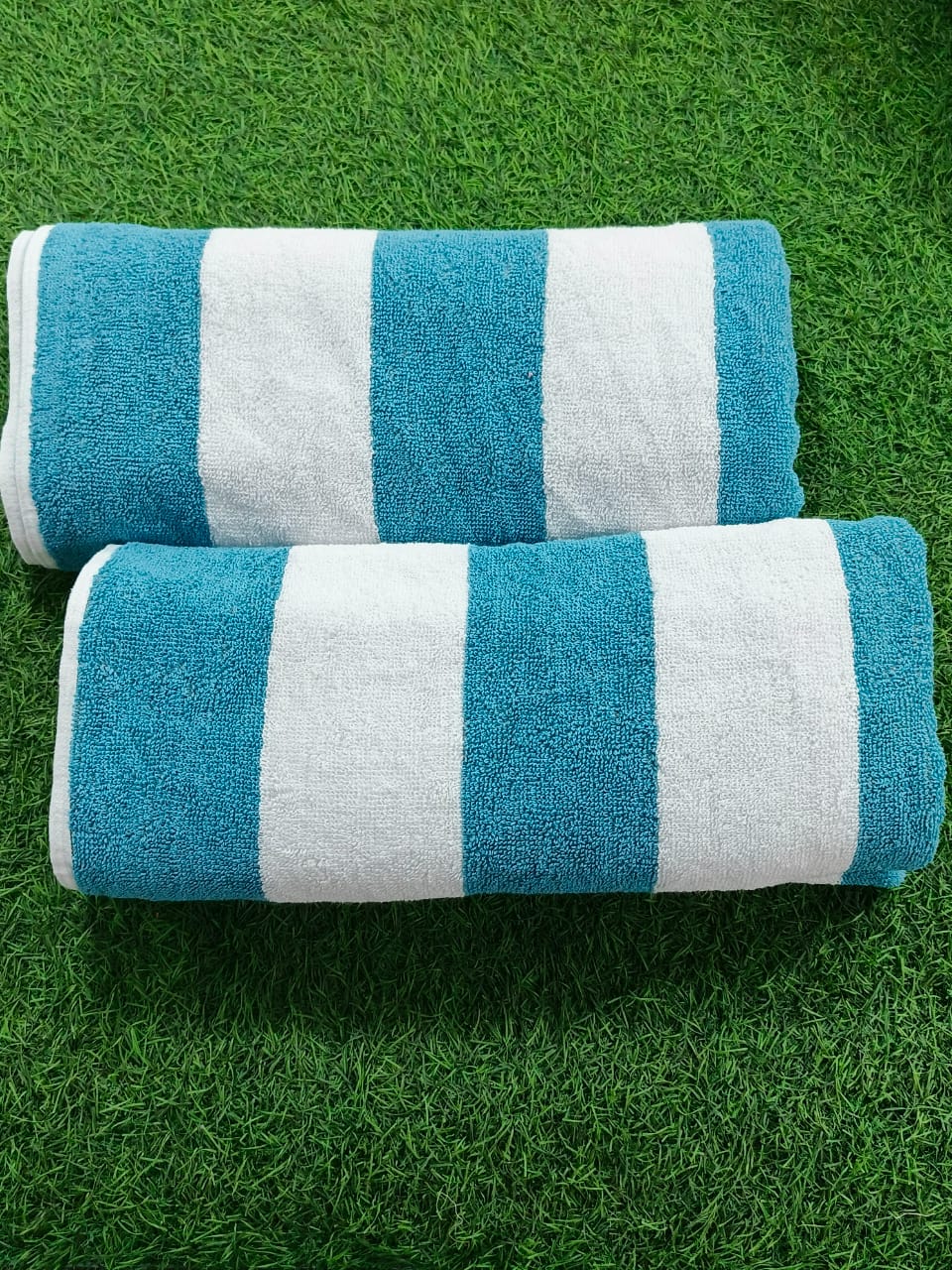 2Pcs Soft Cotton Bathroom Towel Pair – Ultra Absorbent & Premium Quality