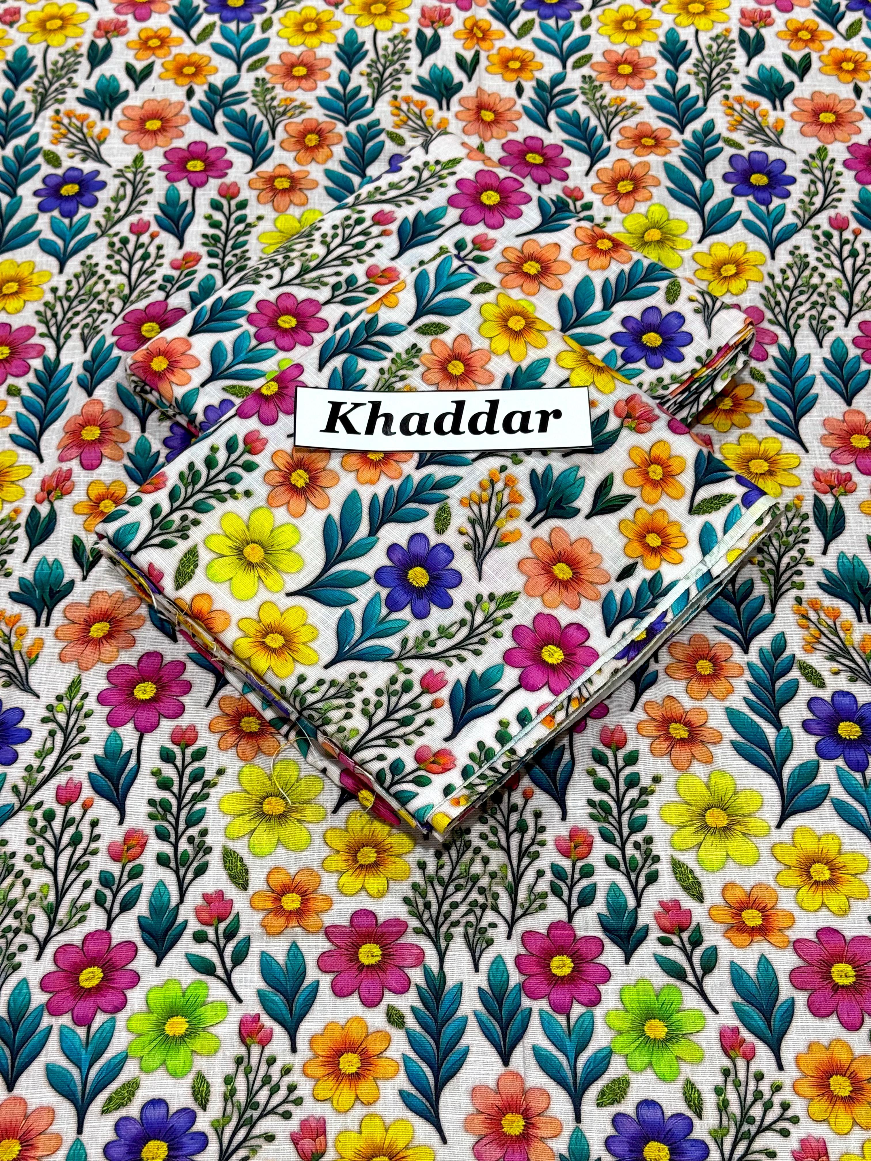 KHADDAR All Over Digital Print 2pcs 04