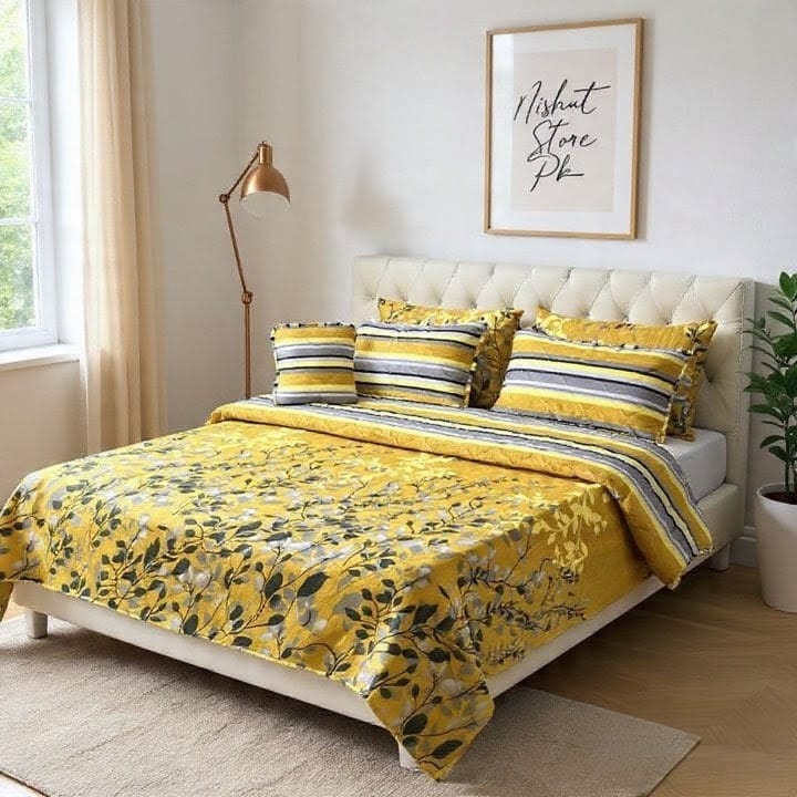 Rurva Cotton Comforter Set - 7pcs - RCS013