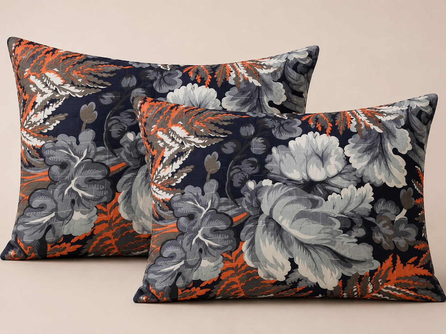 Luxury Pillow Covers – Fade Resistant & Skin Friendly (2 Pcs)