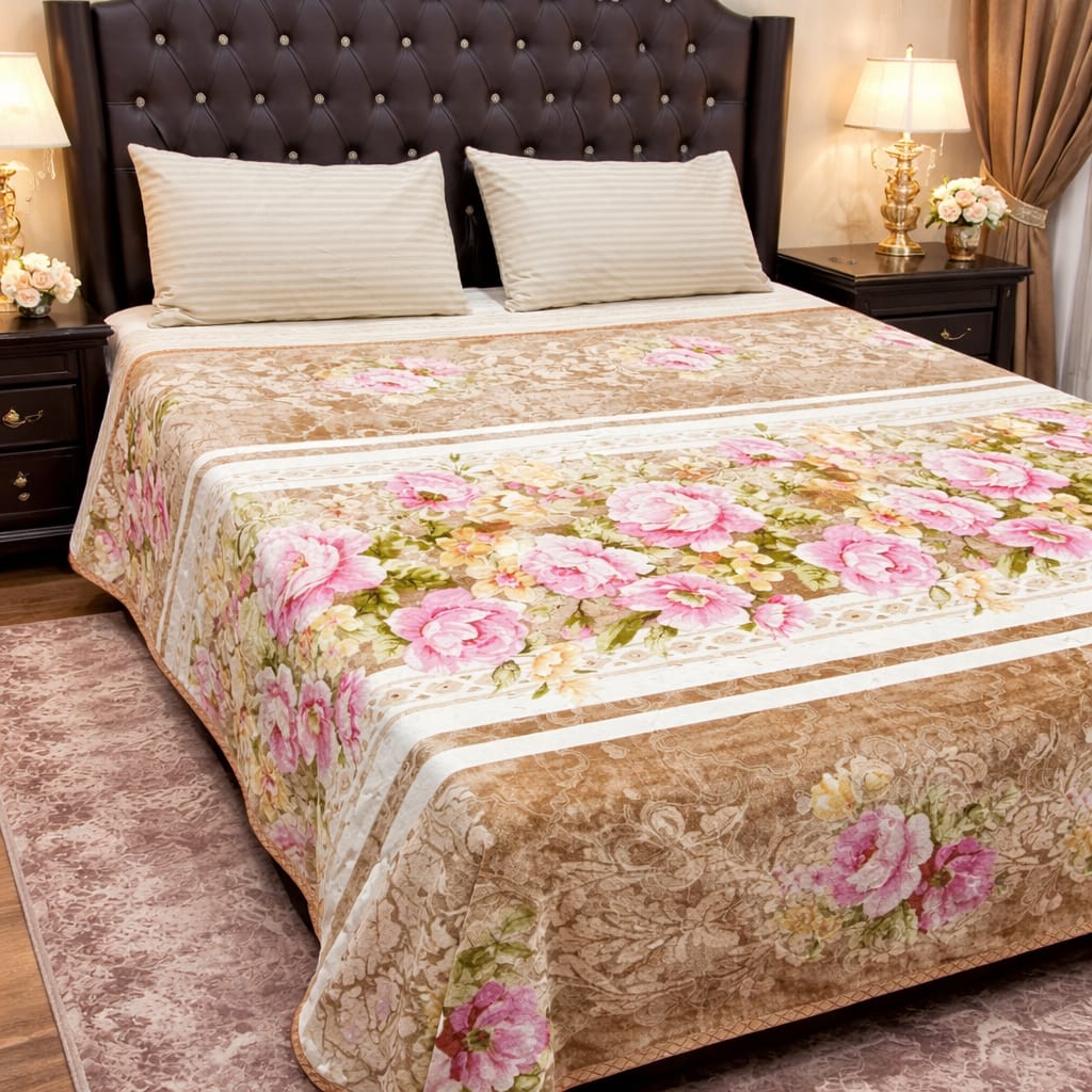 Luxury-Embossed AC Blanket – Soft & Breathable