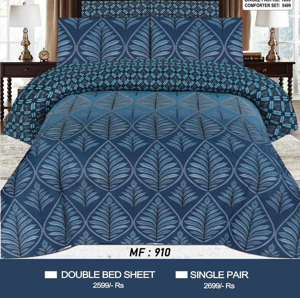 Lance Cotton Bed Sheet - King - LCB04